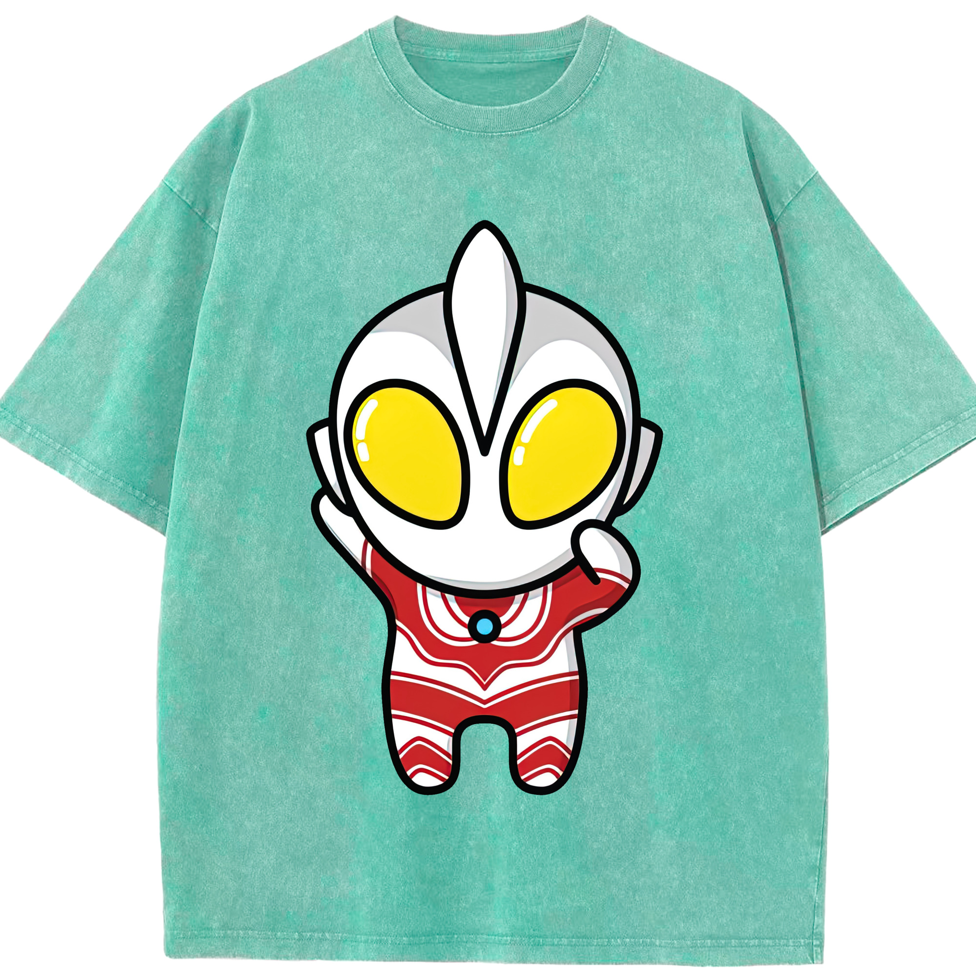（画像用） ウルトラマン Ultraman 綿100% ヴィンテージ風 半袖Tシャツ（フロントプリント）